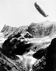 Graf Zeppelin over the Alps