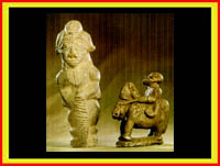 Antieke Piomdo beeldjes uit Guinee